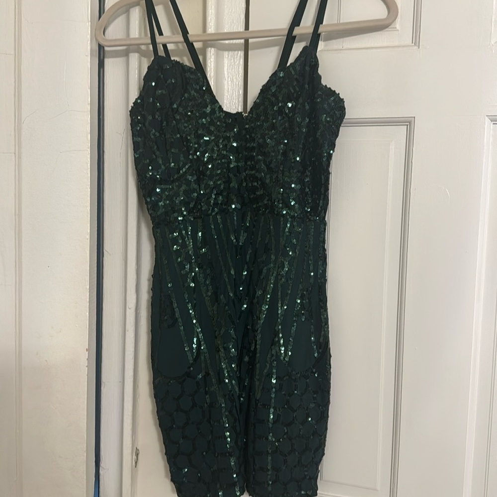 Women Green Dress